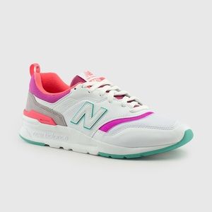 NEW BALANCE 997H SNEAKERS IN WHITE PURPLE